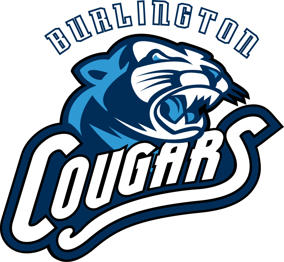 Burlington Cougars 2008-2013 Primary Logo iron on transfers for clothing